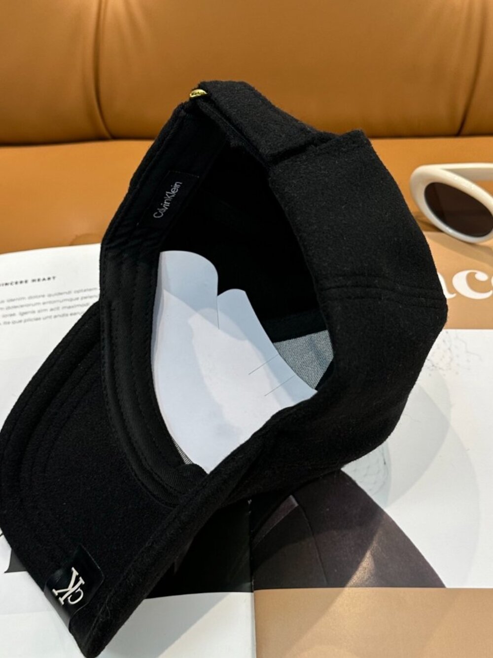Calvin Klein Black Baseball Cap - Picture 4 of 8
